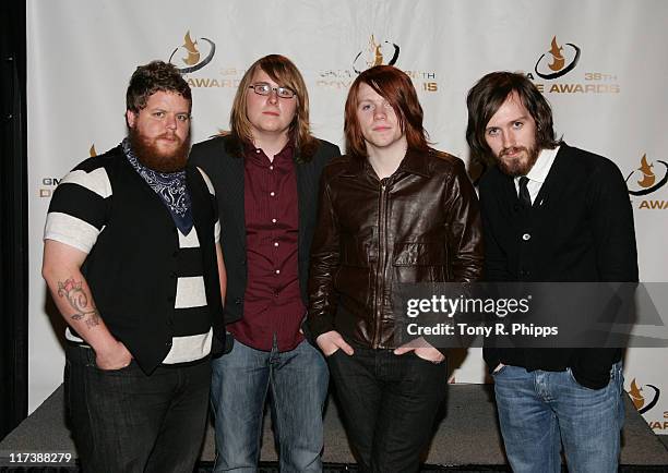 Leeland during 38th Annual GMA DOVE Awards - Press Room at Grand Old Opry in Nashville, United States, United States.