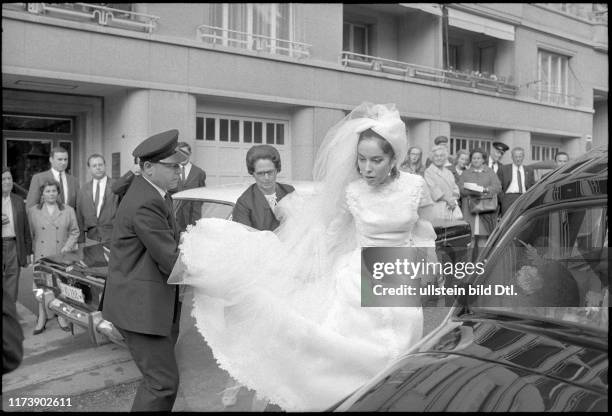 Wedding of Josephine Chaplin, 1969