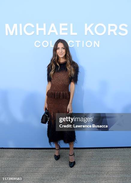 Arielle Charnas attends the Michael Kors Collection Spring 2020 Runway Show on September 11, 2019 in Brooklyn City.