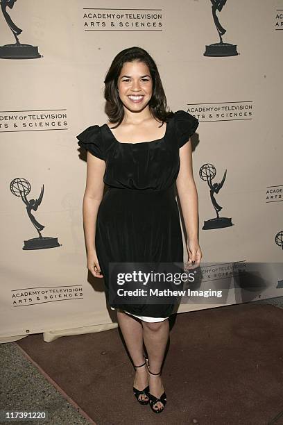 America Ferrera during The Academy of Television Arts & Sciences Presents An Evening with "Ugly Betty" - Arrivals at Leonard H. Goldenson Theatre in...