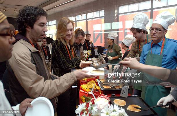 Jeffrey Blitz, Trevor Groth and John Cooper during 2007 Sundance Film Festival - Directors Breakfast at Kimball Art Center in Park City, Utah, United...