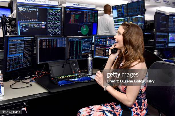 Shannon Elizabeth attends the Annual Charity Day Hosted By Cantor Fitzgerald, BGC and GFI on September 11, 2019 in New York City.