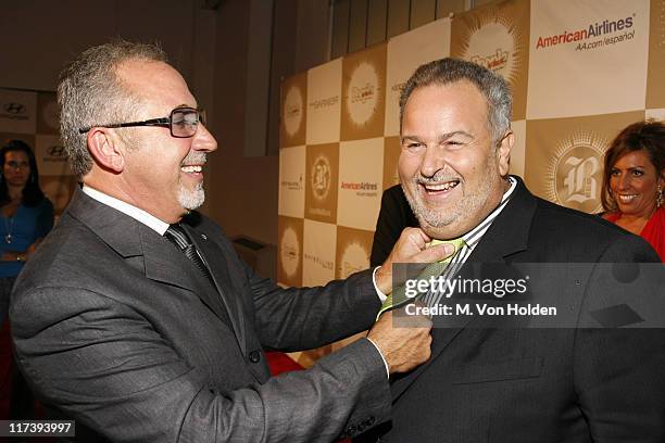 Emilio Estephan and Raul de Molina during People en Espanol's "50 Most Beautiful" Celebration at Splashlight Studios - Inside at Splashlight Studios...