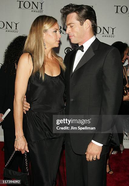 Jill Goodacre and Harry Connick, Jr., nominee for Best Performance by a Leading Actor in a Musical for "The Pajama Game"