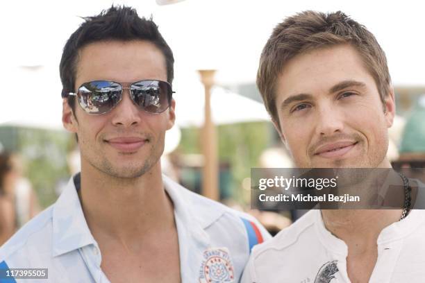 Matt Cedeno and Erik Winter during 2007 Silver Spoon MTV Movie Awards Gifting Suite - Day 1 in Los Angeles, California, United States.