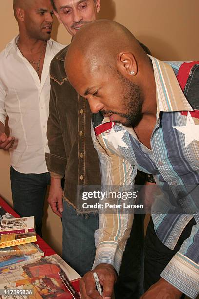 Rockmond Dunbar "Prison Break" during Klein Creative Communications Provides Gift Bags at the 2006 Reebok Heroes Celebrity Baseball Game at Dr....