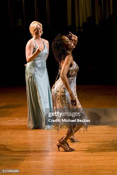 Jayne Atkinson and Charlayne Woodard during 2007 "What a Pair!" Benefiting the John Wayne Cancer Institute - Show at The Orpheum Theatre in Los...