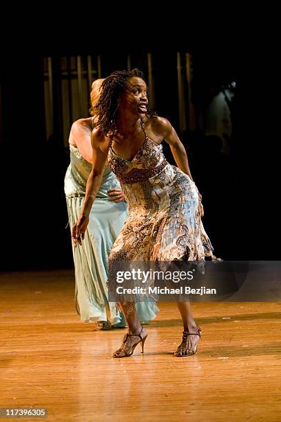 Jayne Atkinson and Charlayne Woodard during 2007 "What a Pair!" Benefiting the John Wayne Cancer Institute - Show at The Orpheum Theatre in Los...