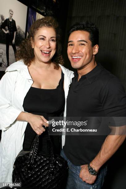 Roma Maffia and Mario Lopez during Entertainment Weekly Magazine Celebrates The 2006 Photo Issue at Quixote Studio in Hollywood, California, United...