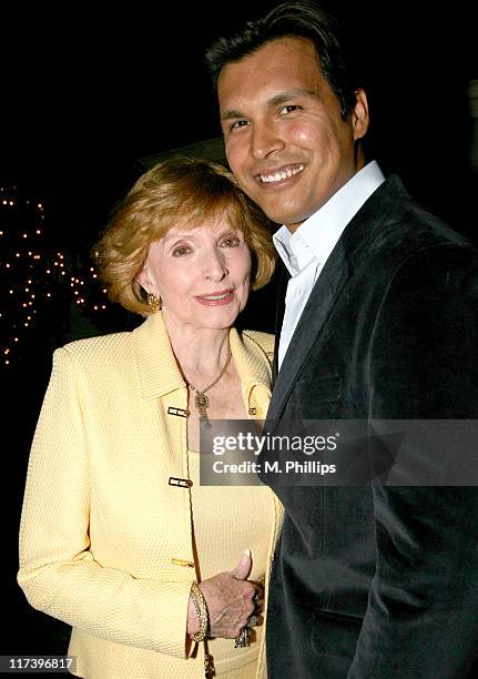 Patricia Barry and Adam Beach during Palm Springs International Film Festival and Los Angeles Confidential Cocktail Reception at Private Home in...