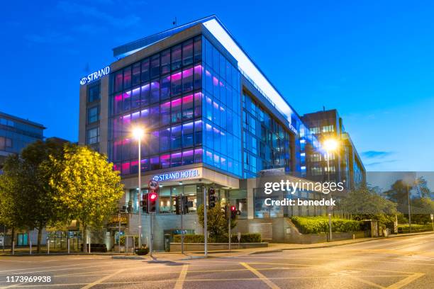 strand hotel in downtown limerick ireland - county limerick stock pictures, royalty-free photos & images