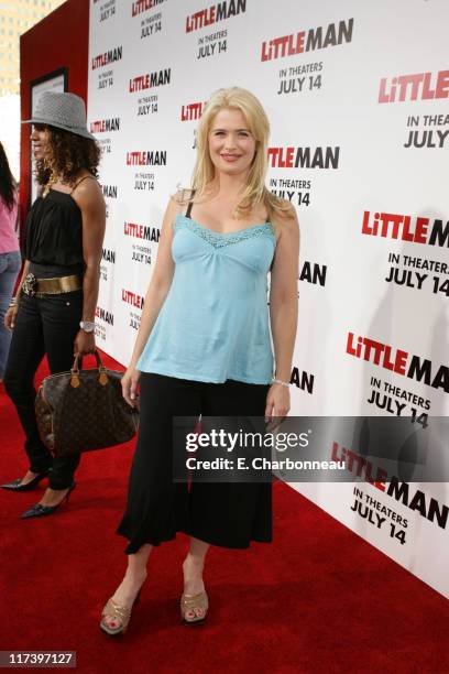 Kristy Swanson during The Premiere of Columbia Pictures and Revolution Studios - "Little Man" at Mann National Theatre in Westwood, CA, United States.