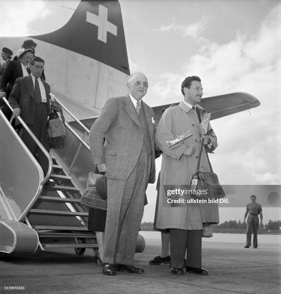 Arrival of Frank Buchman, 1951