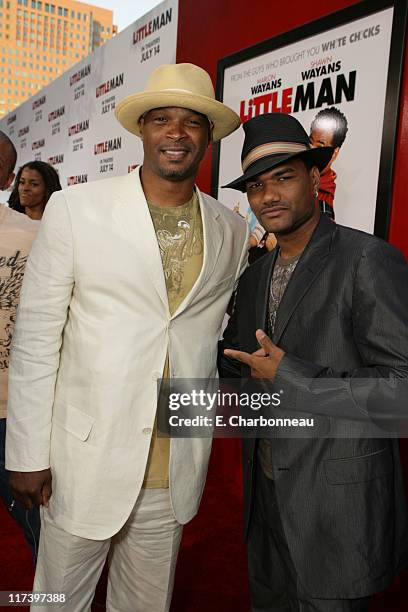 Damon Wayans and Damien Dante Wayans during The Premiere of Columbia Pictures and Revolution Studios - "Little Man" at Mann National Theatre in...