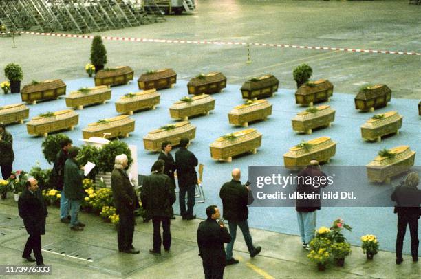 Coffins with Victims in Kloten