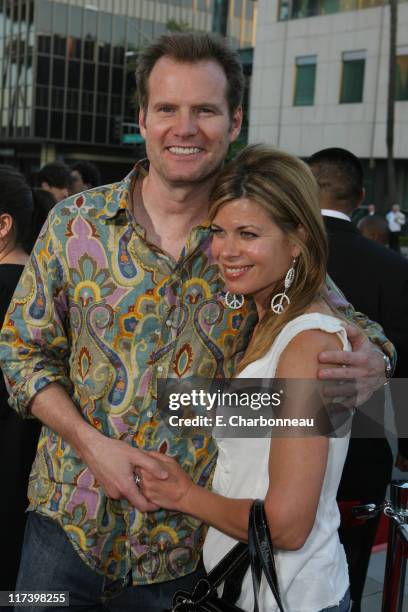 Jack Coleman and Beth Coleman during The Weinstein Company and Lionsgate Films Present the Los Angeles Screening of "Sicko" at The Academy of Motion...