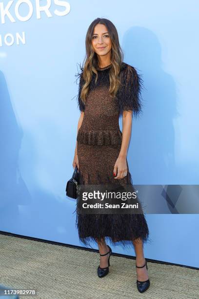 Arielle Charnas attends the Michael Kors S/S 2020 Fashion Show at Duggal Greenhouse on September 11, 2019 in Brooklyn, New York.