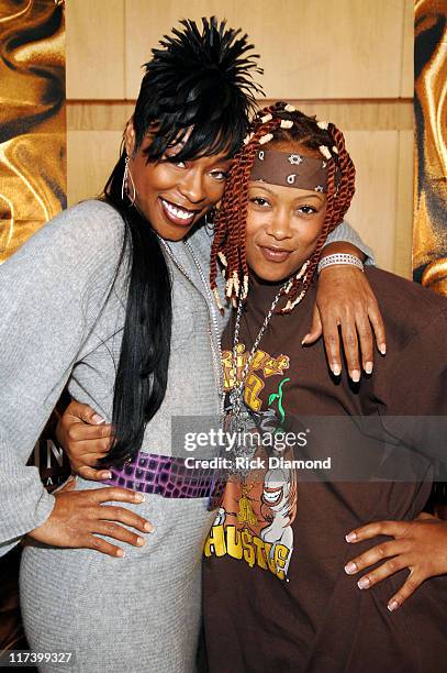 Shawnna and DaBrat during Radio One Presents 2nd Annual Dirty Awards - Red Carpet Arrivals at Georgia International Convention Center in Atlanta,...