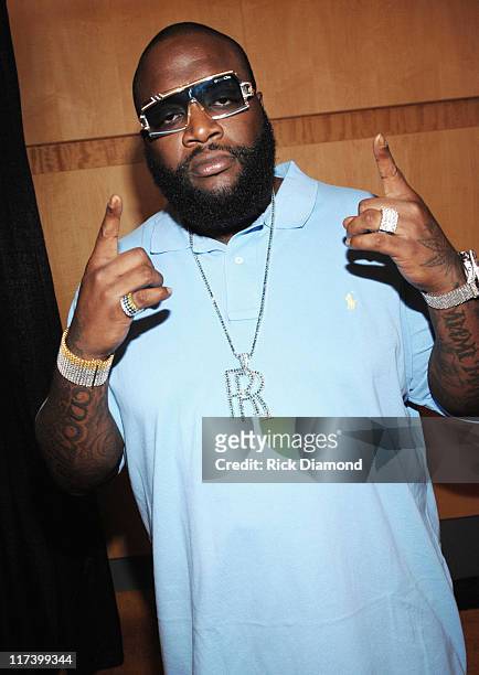 Rick Ross during Radio One Presents 2nd Annual Dirty Awards - Red Carpet Arrivals at Georgia International Convention Center in Atlanta, Georgia,...
