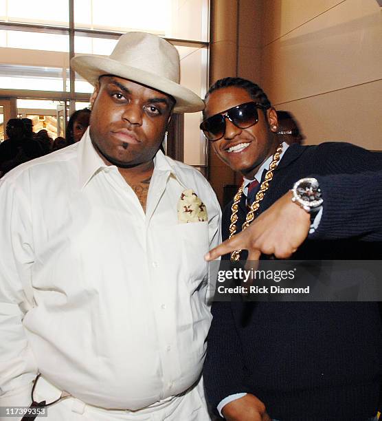 Cee-Lo of Gnarls Barkley and Lloyd during Radio One Presents 2nd Annual Dirty Awards - Red Carpet Arrivals at Georgia International Convention Center...