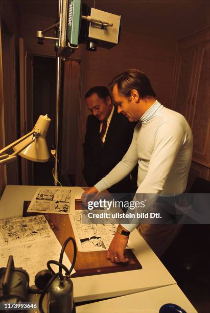 René Goscinny and Albert Uderzo, 1970 René Goscinny and Albert Uderzo, 1970