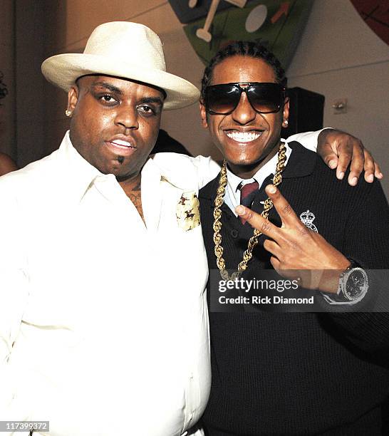 Cee-Lo of Gnarls Barkley and Lloyd during Radio One Presents 2nd Annual Dirty Awards - Red Carpet Arrivals at Georgia International Convention Center...
