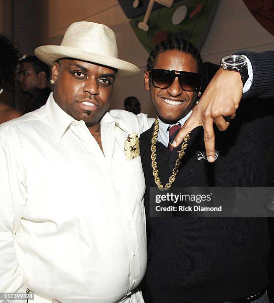 Cee-Lo of Gnarls Barkley and Lloyd during Radio One Presents 2nd Annual Dirty Awards - Red Carpet Arrivals at Georgia International Convention Center...