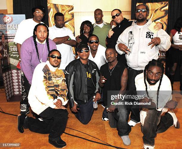 Dungeon Family & Outkast during Radio One Presents 2nd Annual Dirty Awards - Red Carpet Arrivals at Georgia International Convention Center in...