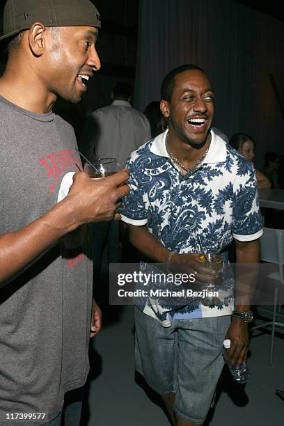 Aaron Courseault and Jaleel White during Hennessy Artistry "Discover the Global Art of Mixing" in Los Angeles, CA, United States.