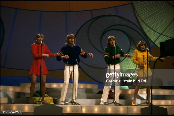 'Bucks Fizz', winner of Eurovision Song Contest 1981