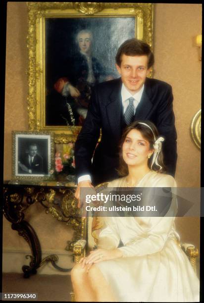 Princess Caroline Stefano Casiraghi StockFotos und Bilder Getty Images