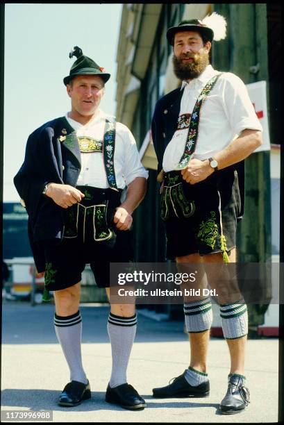 Swiss yodel festival in St. Gallen 1984