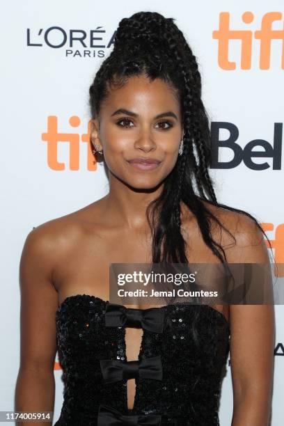 Zazie Beetz attends the "Lucy In The Sky" premiere during the 2019 Toronto International Film Festival at Princess of Wales Theatre on September 11,...