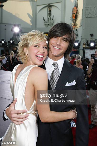 Arielle Kebbel and brother Christian Kebbel during 20th Century Fox Los Angeles Premiere of "John Tucker Must Die" at Mann's Grauman Chinese Theater...