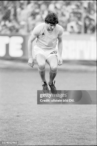 Friendly international match Switzerland - Italy, Geneva 1982