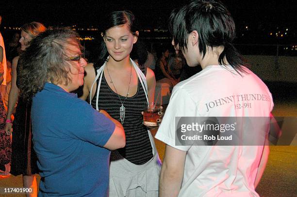 Ingrid Sischy from Interview and MisShapes during Hugo Boss Private Rooftop Concert Series, Volume l with Living Things at Hugo Boss Roof Deck in New...