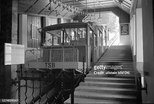 Treib Seelisberg Funicular Railway, 1966
