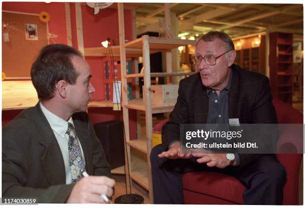 Ikea-founder Ingvar Kamprad, 1996