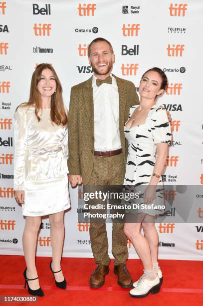 Kelly Macdonald, George Mason and Julia Stone attends the "Dirt Music" premiere during the 2019 Toronto International Film Festiva at The Elgin on...