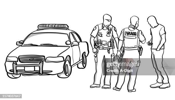 policing the streets - arrest stock-grafiken, -clipart, -cartoons und -symbole