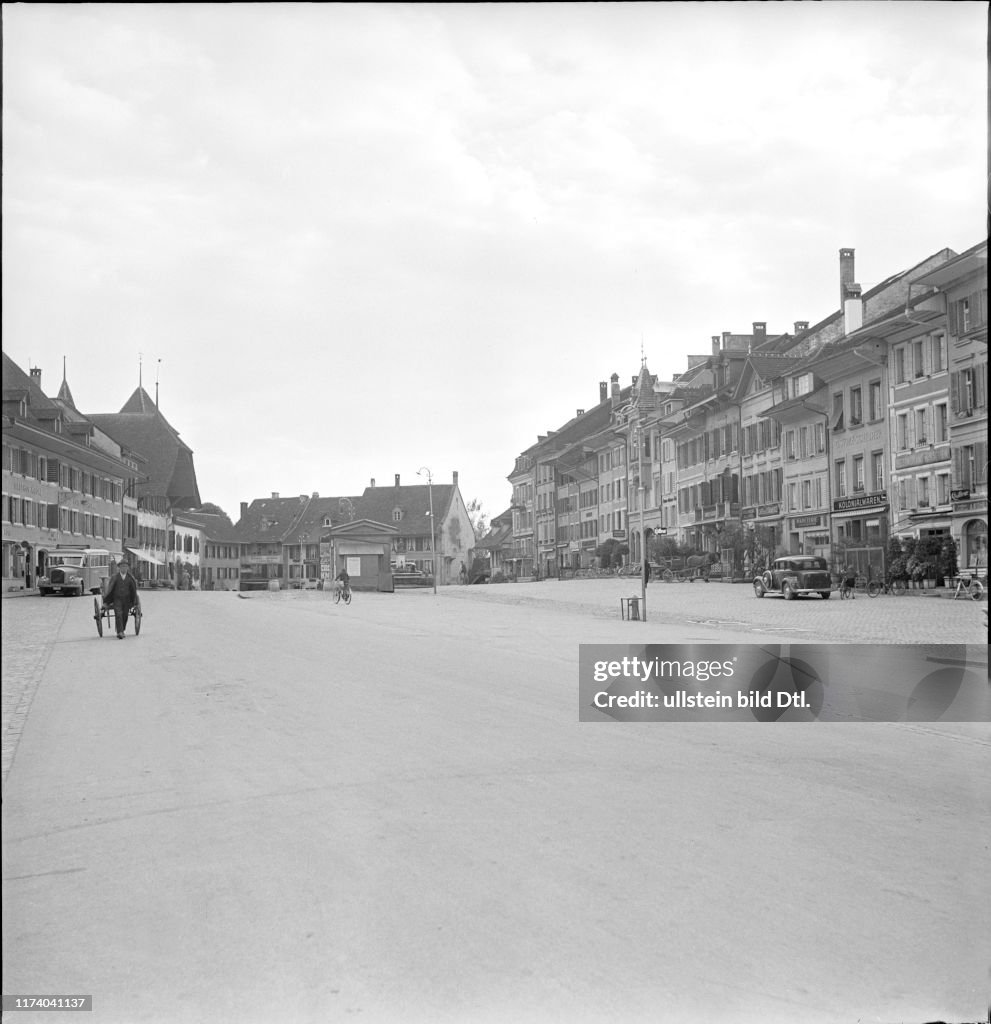 Aarberg; Stadtplatz; 1939