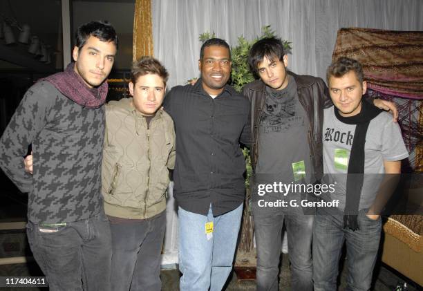 Carlos Alvarez, KLVE and Motel during The 7th Annual Latin GRAMMY Awards - Univision Radio Remotes - Day 2 at Madison Square Garden in New York, New...