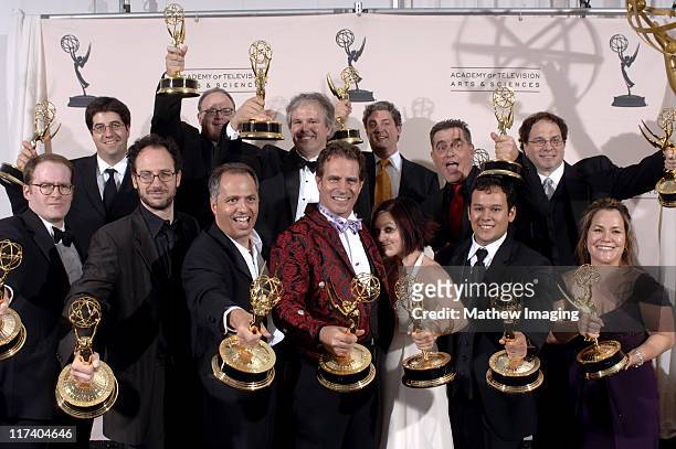 The producers and writers of "The Simpsons," winners Outstanding Animated Program for the episode "The Seemingly Never Ending Story"