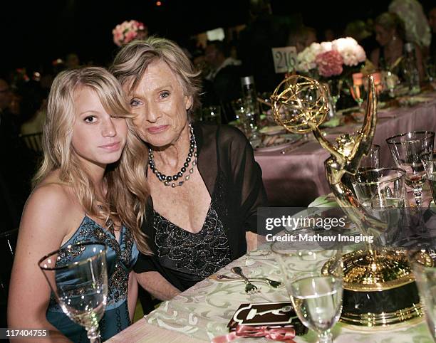Cloris Leachman and Annabelle England during 58th Annual Creative Arts Emmy Awards - Governors Ball at The Shrine Auditorium in Los Angeles,...