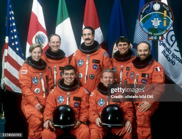 Claude Nicollier, first Swiss astronaut with the Atlantis-crew