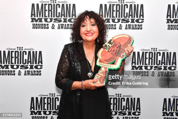 Maria Muldaur seen backstage during the 2019 Americana Honors & Awards at Ryman Auditorium on September 11, 2019 in Nashville, Tennessee.