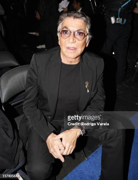 Roberto Cavalli during The 7th Annual Latin GRAMMY Awards - Backstage and Audience at Madison Square Garden in New York City, New York, United States.