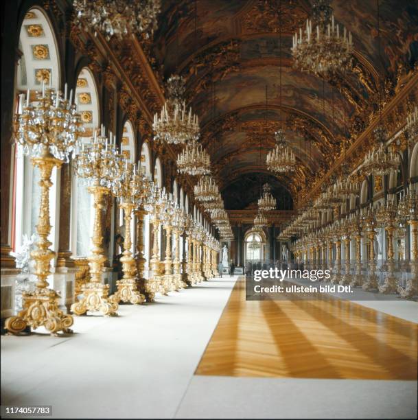 Spiegelgalerie des Neuen Schlosses von Herrenchiemsee, 1960