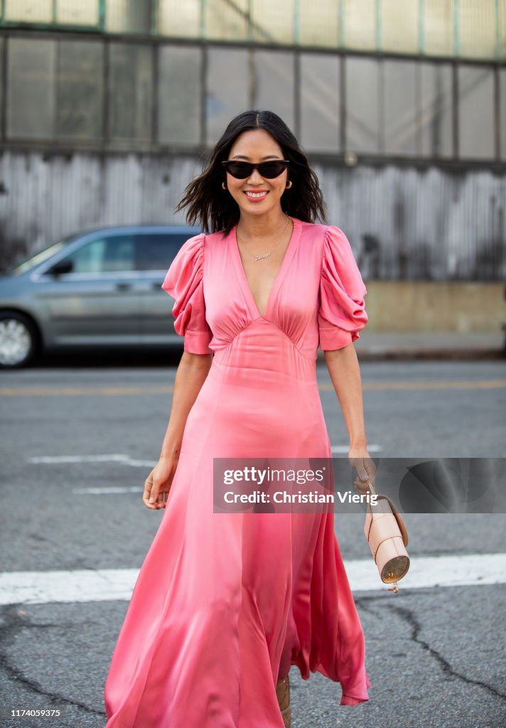 Street Style - New York Fashion Week September 2019 - Day 7