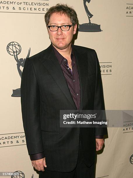 James Spader during Academy of Television Arts & Sciences: An Evening with "Boston Legal" at Leonard H. Goldenson Theater in North Hollywood,...